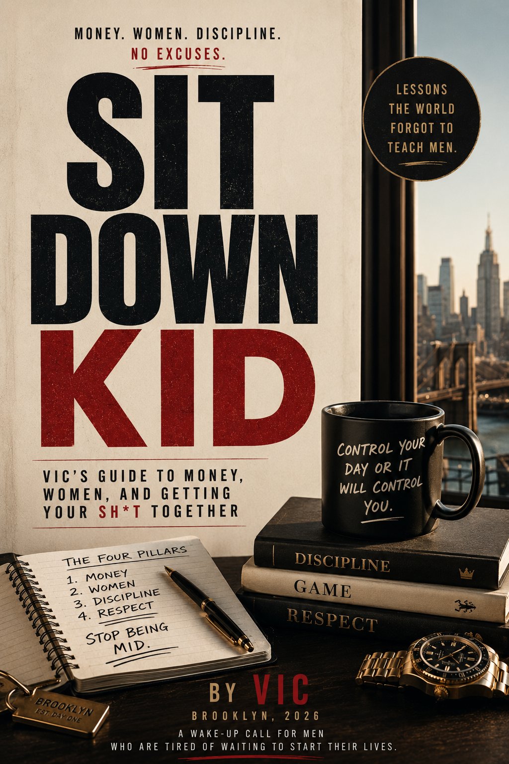 Sit Down, Kid. — A guide to money, women, and getting your sh*t together. By Vic.